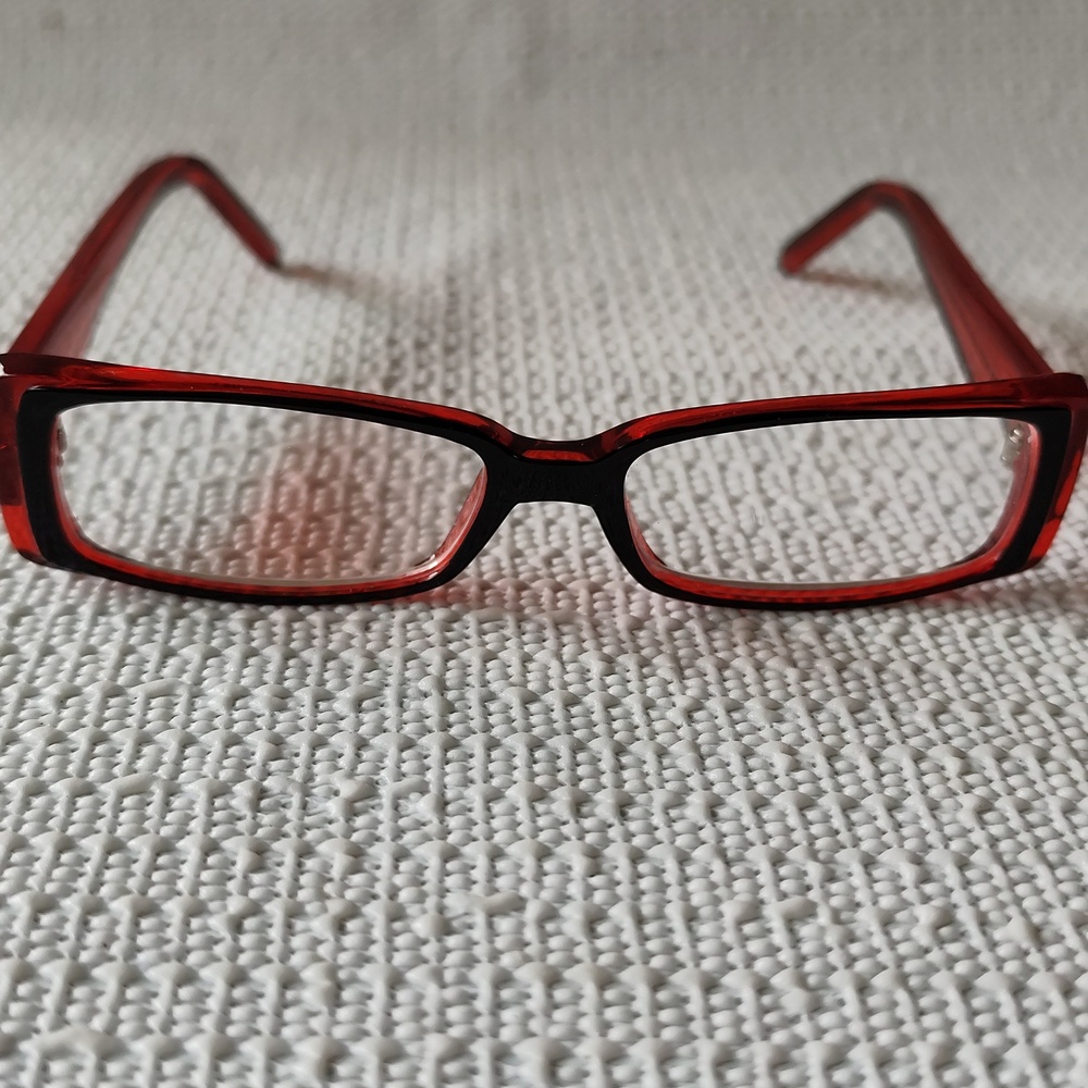 4/$50⭐️Dark Red Eyeglasses Frame Small Size